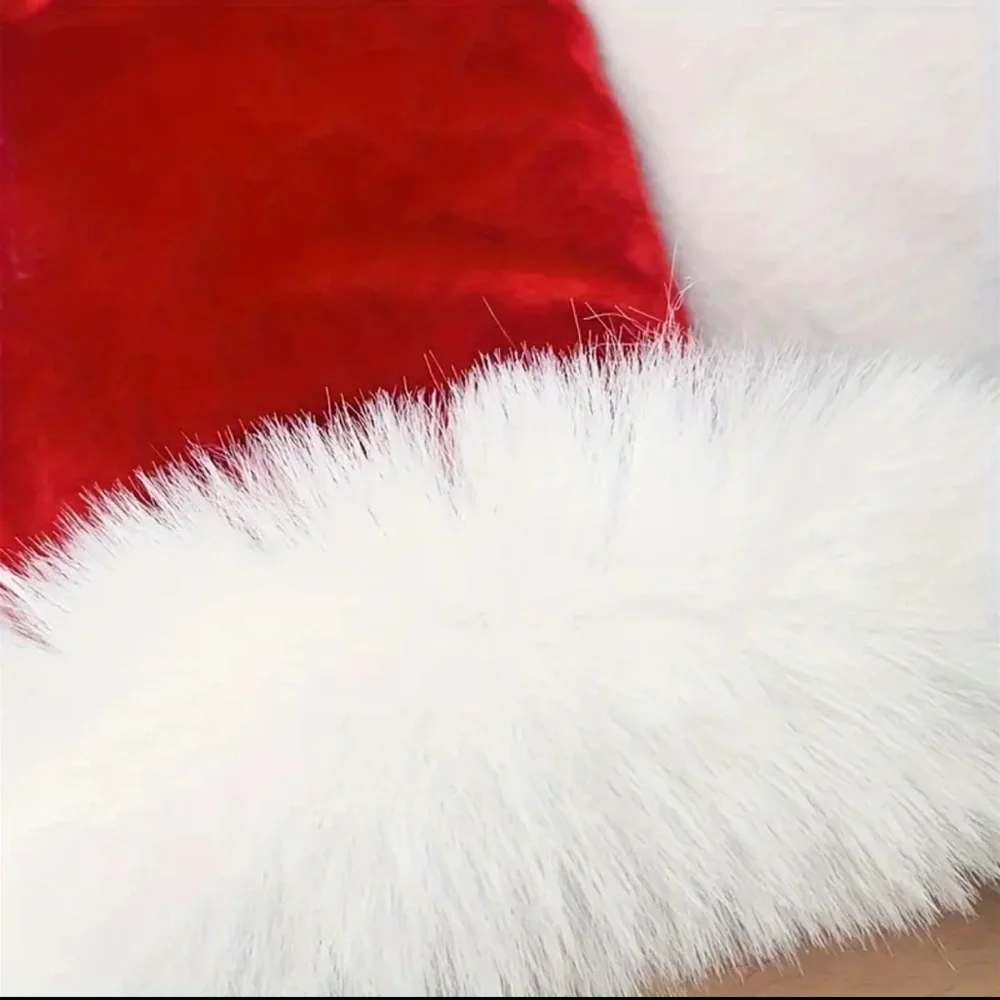 Gloves for Women, NEW, Red & White Color, Faux Fur